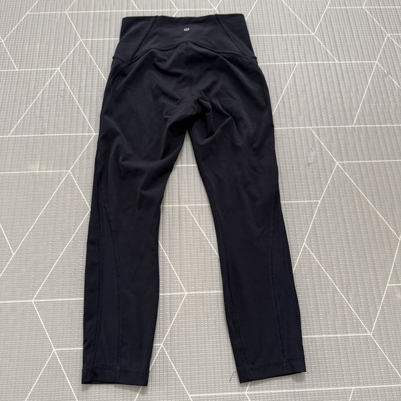 Lululemon Train Times 7/8 Pant *25" Size 6 Black LW5AMOS Mesh - Picture 2 of 9